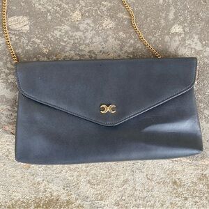 2/$16 Vintage John Hort Grey Shoulder Bag / Clutch